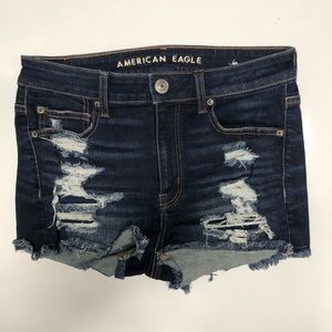 American eagle outfitters hi-rise shortie size 6